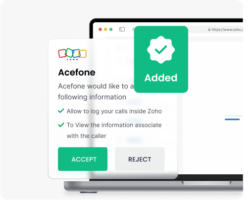 authorising zoho new
